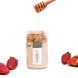 Apple cinnamon and yoghurt rolled oats_